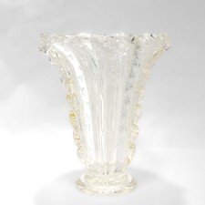 Vaso da fiori in vetro di