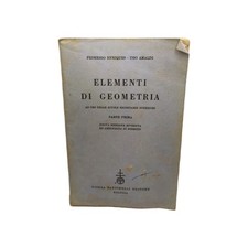 Elementi Di Geometria Parte Prima Enriques Amaldi Ed Zanichelli 1958 Scuole Supe