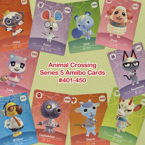 Animal crossing serie carte - serie, 5