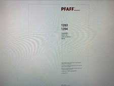 Pfaff 1293 Manual  Digital