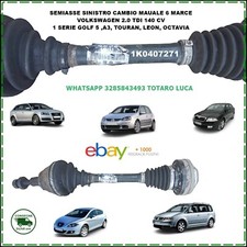 semiasse sinistro Volkswagen golf v 140 cv Audi a3 seat leon skoda octavia tdi