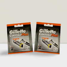 20 lamette da barba Gillette Contour Plus - doppia lama girevole 2 x 10