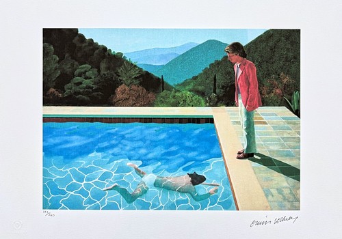 David hockney ritratto - david,