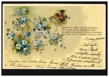 Cartolina Poesia Pensa a me e