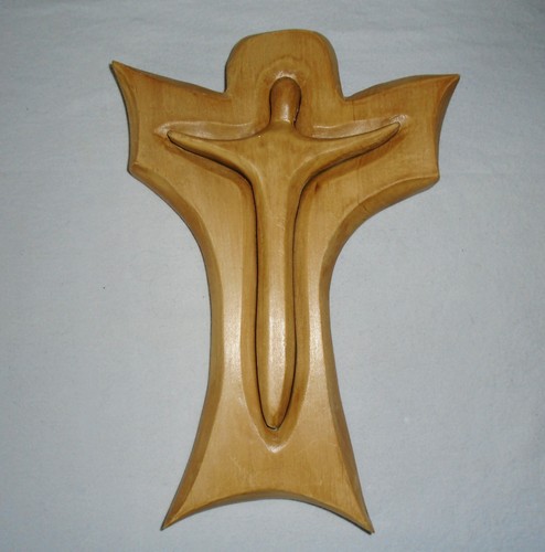 Crocifisso modernista legno - , di