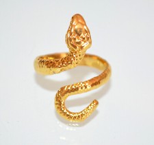 Anello donna serpente oro