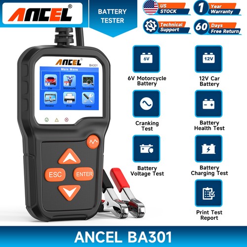 Ancel ba301 12v battery - ancel,