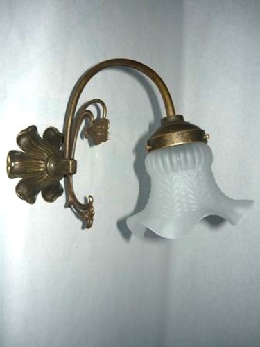 Applique lampada ottone - applique, in