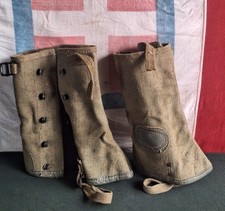 Militaria WW2 coppia di GHETTE