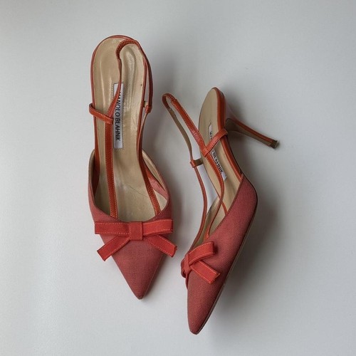 Manolo blahnik fiocco bicolore - manolo,