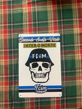 Targa in metallo “ Curva