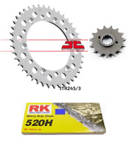 KIT/TRASMISSIONE HONDA FMX 650 2005/2008 CATENA RK 520 CORONA 42 PIGNONE 14 JT