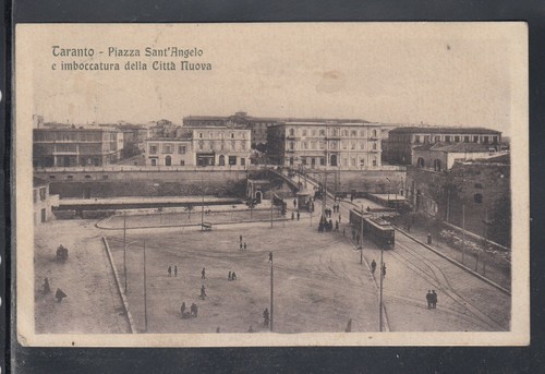 Cartolina taranto piazza - cartolina,
