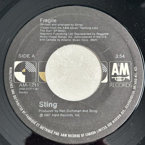 Sting fragile fragilidad - fragile,
