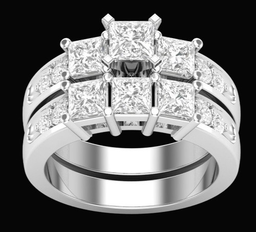 Set anello fascia sposa e - sposa,