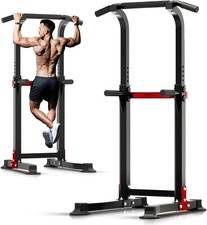 Pull Up Bar Dip Station Squat