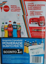 COCA COLA OLIMPIADI MILANO CORTINA 2026 PUBBLICITÀ ADVERTISING WERBUNG CLIPPING