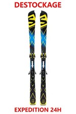 Sci Bambino Usato SALOMON "X RACE SL" Taglia: 138 Cm = 1 Metro 38 + Attacchi