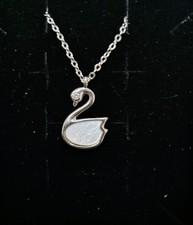 Collana con ciondolo cigno - , in
