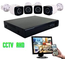 Kit Videosorveglianza AHD IP Cloud DVR + 4 Telecamere FULL CCTV HD Infrarossi 5G