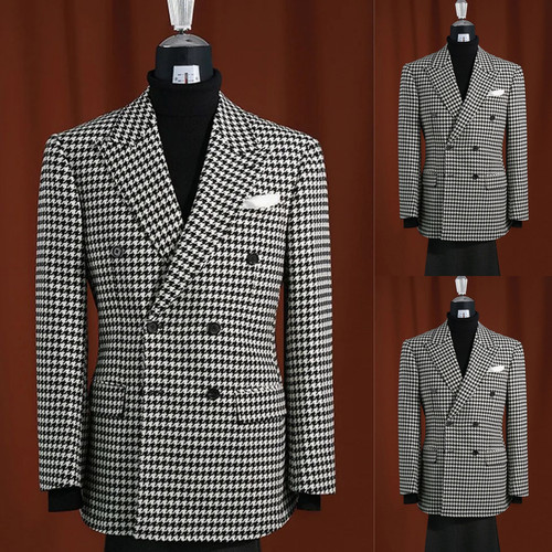 Cappotto uomo pied poule - cappotto,