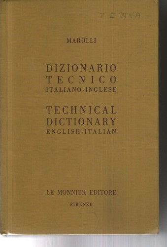 Dizionario tecnico