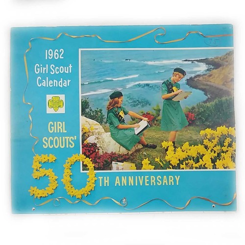 Calendario girl scout 1962 - calendario,