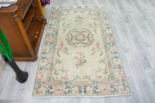 Tappeto vintage oushak area - tappeto,
