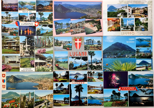 Cartoline lugano suisse - 9,