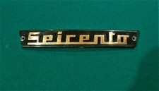 SCRITTA FUORISERIE SIGLA POSTERIORE FIAT 600 LOGO FREGIO SEICENTO