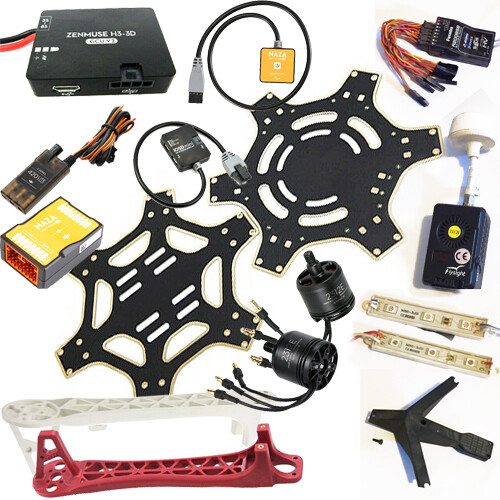 Ricambi drone dji f550 piastre - ricambi,