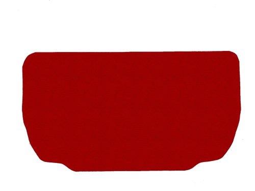 Basic tappeto bagagliaio rosso - tappeto,