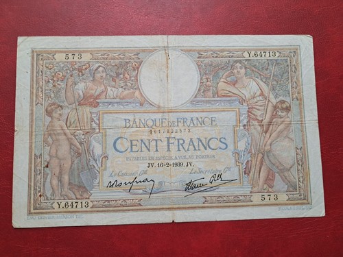 Banconota francese 100 - francese,