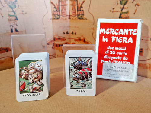 Carte gioco mercante fiera - carte,