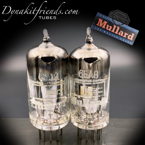 6ea8 mullard black plates - mullard, d