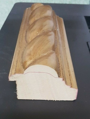 Cornice legno foglia oro - legno, x