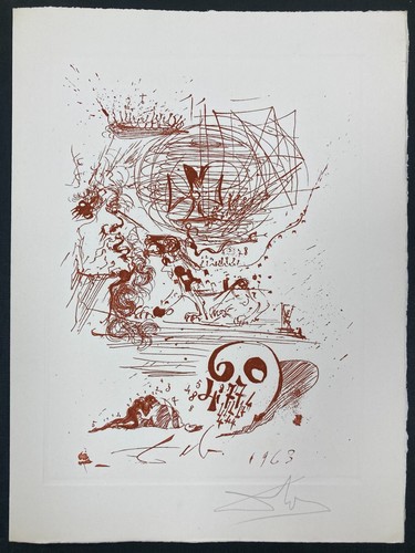 Salvador dali estudio - '75, "estudio