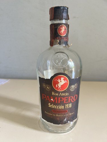 Bottiglia vuota rum - rum, pampero