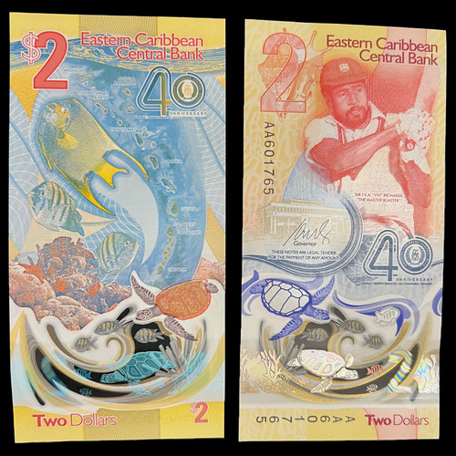 Eastern caribbean banknote - $2,