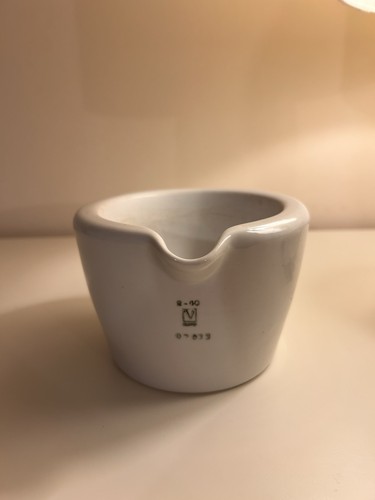 Mortaio ceramica bianca - mortaio,