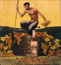 PUBBLICITA' 1914 MARTINI E