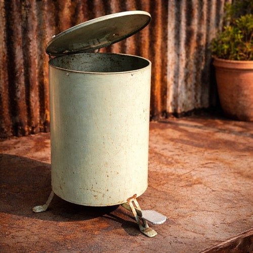 Cestino bidone vintage - bidone,