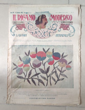 RIVISTA IL RICAMO MODERNO LAVORI FEMMINILI 1930