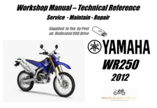 Yamaha WR250 WR 250 Manuale
