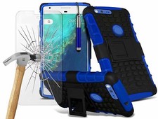 Custodia resistente agli urti doppio strato + proteggi schermo in vetro per I Phone