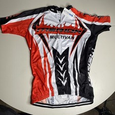 NUOVA maglia ciclismo uomo Merida Multivan taglia 3XL XXXL arancione bianco bici 