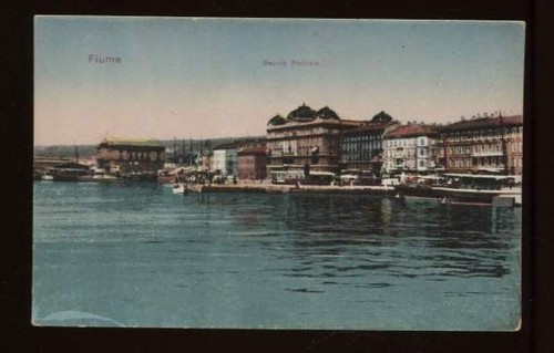 Cartolina fiume istria croazia - cartolina,