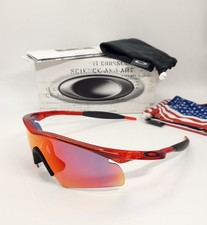 TELAIO OAKLEY M NUOVO CON SCATOLA IBRIDO cristallo rosso con positivo + rosso iridio 09-198 raro!