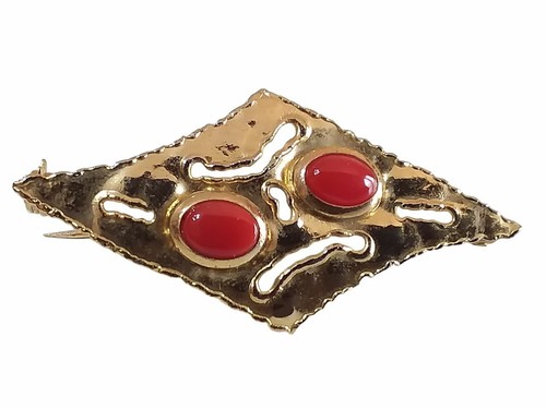 Spilla argento dorato - spilla, con