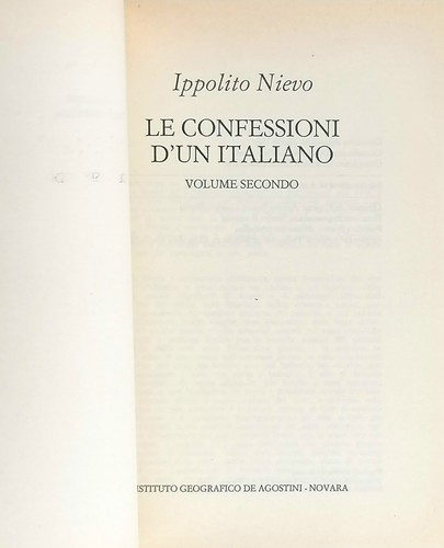 Confessioni un italiano - d'un,